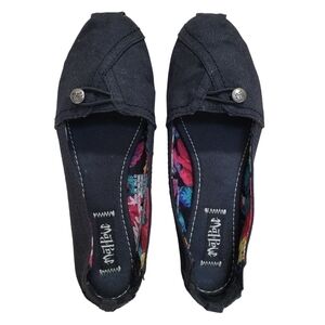 Mad Love Blue Denim Canvas Shoes Size 7